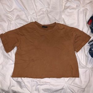 Brown Crop Top